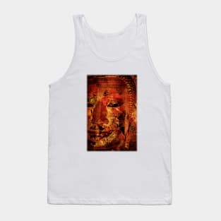 The Lord Buddha - Abstract Illustration Of The Face Of The Lord Tank Top